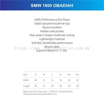 SMW 1800 OBADIAH