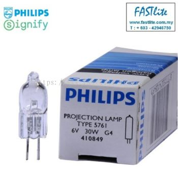 Philips 5761 6v 30w G4 410849 Microscope Projection lamp (made in Germany) x 20 pcs