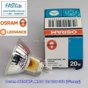 Osram 46890WFL Decostar Titan MR11 12v 20w 36dgr (made in Germany)