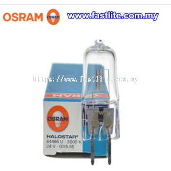 Osram Halostar 64465U 24v 150w GY6.35 Capsule Halogen bulb (made in Germany)
