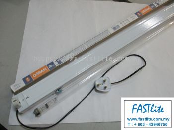 Osram Puritec HNS 30W G13 3 ft Germicidal fluo tube c/w Ballast, S10 Starter, SIRIM Plug Top & Wiring (Plug & Use)