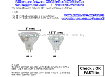 Osram 46892WFL MR11 (NOT MR16) 12v 35w 36dgr Decostar Titan (made in Germany)