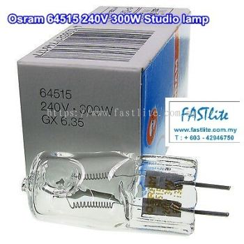 Osram 64515 240v 300w GX6,35 58524 Display Optic lamp (made in Germany)