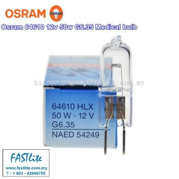 Osram 64610 BRL 12v 50w G6,35 Display Optic Porjector bulb (made in Germany)