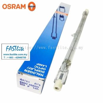 Osram 64751 240V 1250W R7s Studio Halogen lamp