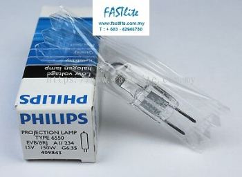 Philips 6550 15V 150W EVB/BRJ 409843 Projector bulb