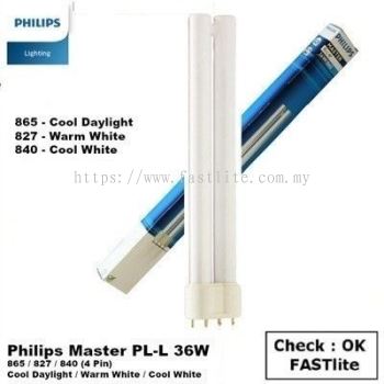 Philips PL-L 36w 840 4000K Cool White 4Pin