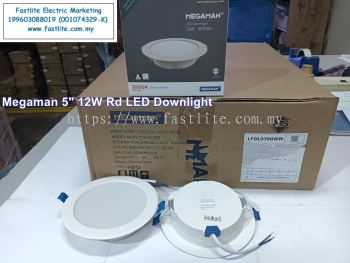 Megaman 5 Inch 12W Round 3000K LED Downlight x 10 pcs