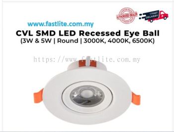 3W Recessed LED Eyeball (2 Inch Diameter)