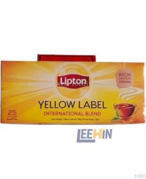 Teh Lipton 25teabags (50gm)   Lipton Yellow Label Black Tea [11050 11051]