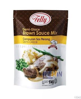 Telly Black Demi Glace Brown Sauce 1kg  [15341 15342]