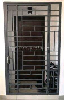 Mild Steel Main Door with Handle Lock (Ms 1x 1/2 Hollow)