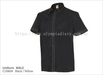 Corporate Uniform Black w Lines Series