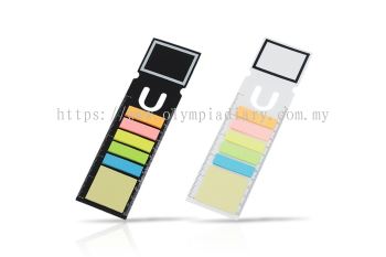 Bookmark with Sticky Notes and Ruler