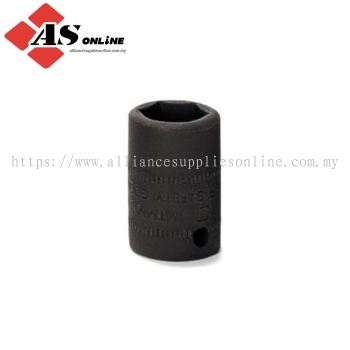 SNAP-ON 1/4" Drive 6-Point Metric 10 mm Flank Drive Shallow Impact Socket / Model: IMTMM10