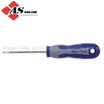 SNAP-ON Flat Tip 6-1/2" Soft Grip Screwdriver (Blue-Point) / Model: BSGD3