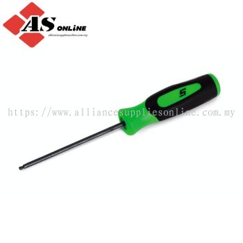 SNAP-ON Ball Hex 3/32" Instinct Soft Grip Screwdriver (Green) / Model: SGAB6BG