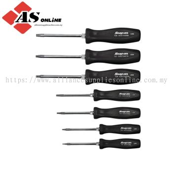 SNAP-ON 7 pc TORX Hard Handle Screwdriver Set (Black) / Model: SDDTX70A