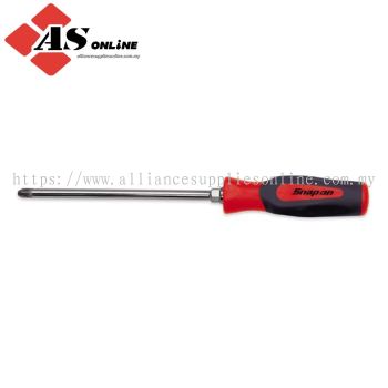 SNAP-ON Pozidriv #4 Hard Grip Screwdriver (Red) / Model: SHDZ84R