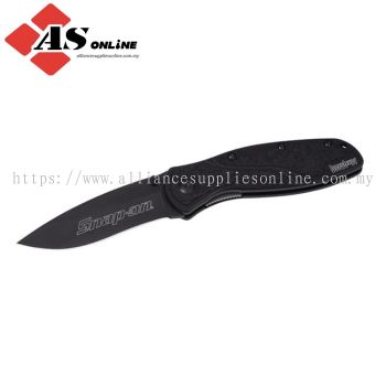SNAP-ON Lockback Blur Knife Black with SO Logo (Black) / Model: KER1670BLKSO