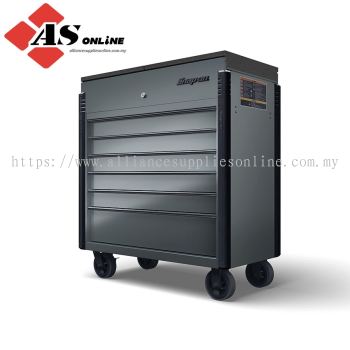 SNAP-ON 40" Sliding Lid Eight-Drawer Bed Liner Shop Cart (Storm Gray w/ Black Trim) / Model: KRSC430APWZ7