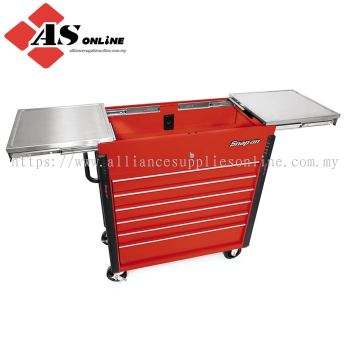 SNAP-ON 40" Sliding Lid Eight-Drawer Stainless Lid Shop Cart (Red) / Model: KRSC430APBO1