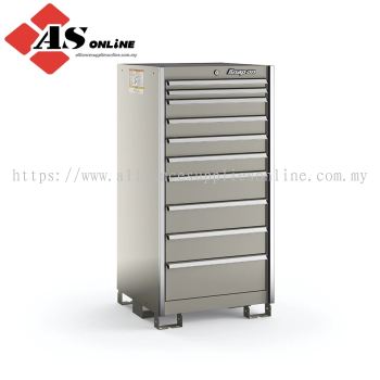 SNAP-ON 10-Drawer Standard Eye-Level (Arctic Silver with Brushed Trim) / Model: KSSE101AAZBB