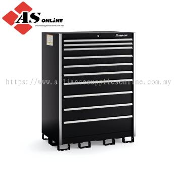 SNAP-ON 10-Drawer Extra-Wide Eye-Level (Gloss Black w/ Brushed Trim) / Model: KSEE101AAPB