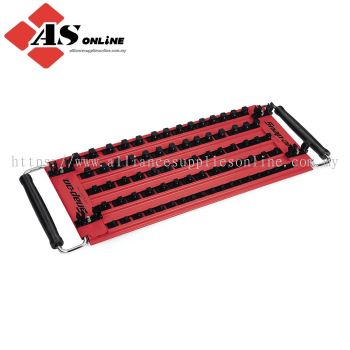 SNAP-ON 20" Combination Drive Size Lock-A-Socket Tray (Red with Black Logo) / Model: KASKT5RD