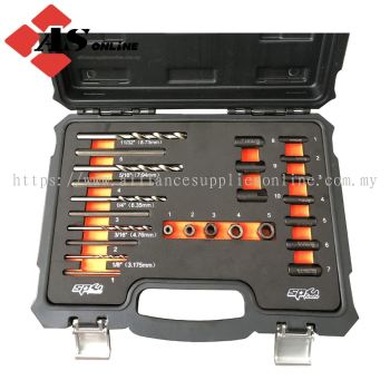 SP TOOLS Screw Extractor Set - Drill Bit & Guide - 25pc / Model: SP31320