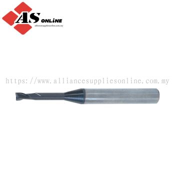 SWISSTECH Long Slot Drill, 1mm, 2fl, Plain Round Shank, Carbide, AlTiN / Model: SWT1657414A