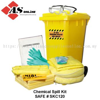 SAFE 120L Chemical Dispenser Cart Spill Kit / Model: SKC120