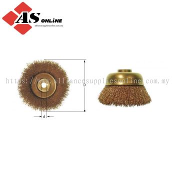 AMPCO Cup Brush, Crimped Wire 102mm / Model: KC1102