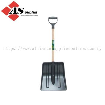 RUTLAND Impact Resistant ABS Plastic, Snow Shovel, Wood Handle D-Grip, 750mm / Model: RTL5228110K