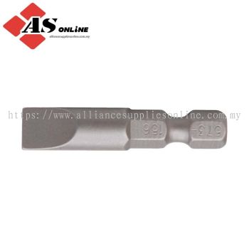 KENNEDY Screwdriver Bit, 6mm, Slotted, 1/4" Hex / Model: KEN5732344K