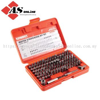 KENNEDY 100 Piece Screwdriver Bit Set, 14in Hex x 25mm / Model: KEN5736350K