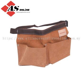 KENNEDY Tool Belt, Leather, Tan, 2 Pockets, 250 x 360mm / Model: KEN5933340K