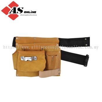 KENNEDY Tool Belt, Leather, Brown, 5 Pockets, 210 x 220mm / Model: KEN5933470K