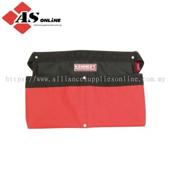 KENNEDY Tool Belt, Polyester, Red/Black, 2 Pockets, 290 x 525mm / Model: KEN5933540K