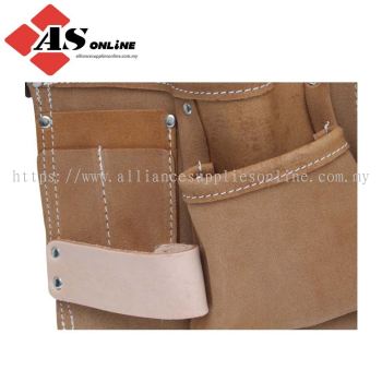 KENNEDY Tool Belt, Leather, Tan, 10 Pockets, 220 x 550mm / Model: KEN5933510K