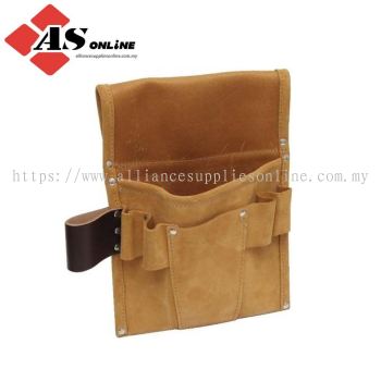 KENNEDY Tool Belt, Leather, Tan, 2 Pockets, 290 x 200mm / Model: KEN5933640K