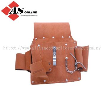 KENNEDY Tool Belt, Leather, Tan, 4 Pockets, 260 x 200mm / Model: KEN5933770K