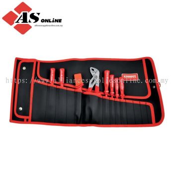 KENNEDY Tool Roll, PVC, Red/Black, 14 Pockets, 700 x 315mm / Model: KEN5930520K