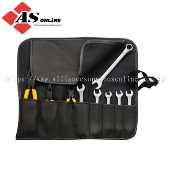 KENNEDY Tool Roll, PVC, Black, 8 Pockets, 390 x 330mm / Model: KEN5930370K