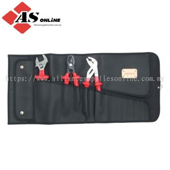 KENNEDY Tool Roll, PVC, Black, 12 Pockets, 750 x 310mm / Model: KEN5930880K