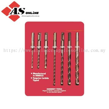 KENNEDY Masonry Drill Bit Set, 5-12mm x 110-160mm, SDS, 7 Pack / Model: KEN0577000K