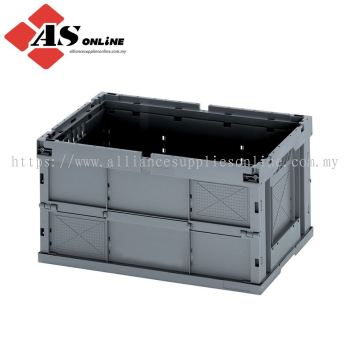 MATLOCK Foldable Euro Container, Polypropylene, Grey, 400x320x600mm / Model: MTL4044330K