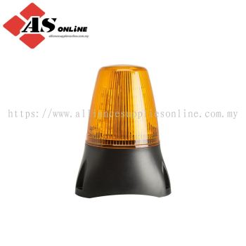 MOFLASH LEDD100 Series Amber Flashing Beacon 230V ac/dc, LED Bulb Surface, IP65 / Model: ASRCLEDD100-02-01 / LEDD100-02-01
