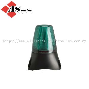 MOFLASH LEDD100 Series Green Flashing Beacon 230V, LED Bulb Surface, IP65 / Model: ASRCLEDD100-05-04 / LEDD100-05-04