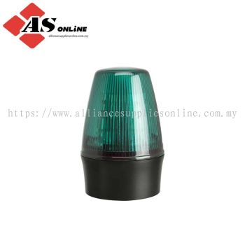 MOFLASH LEDS100 Series Green Flashing Beacon 230V ac/dc, LED Bulb Surface, IP65 / Model: ASRCLEDS100-01-04 / LEDS100-01-04